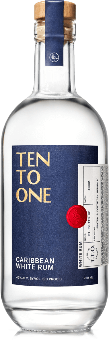 Ten To One Rum Caribbean White Rum