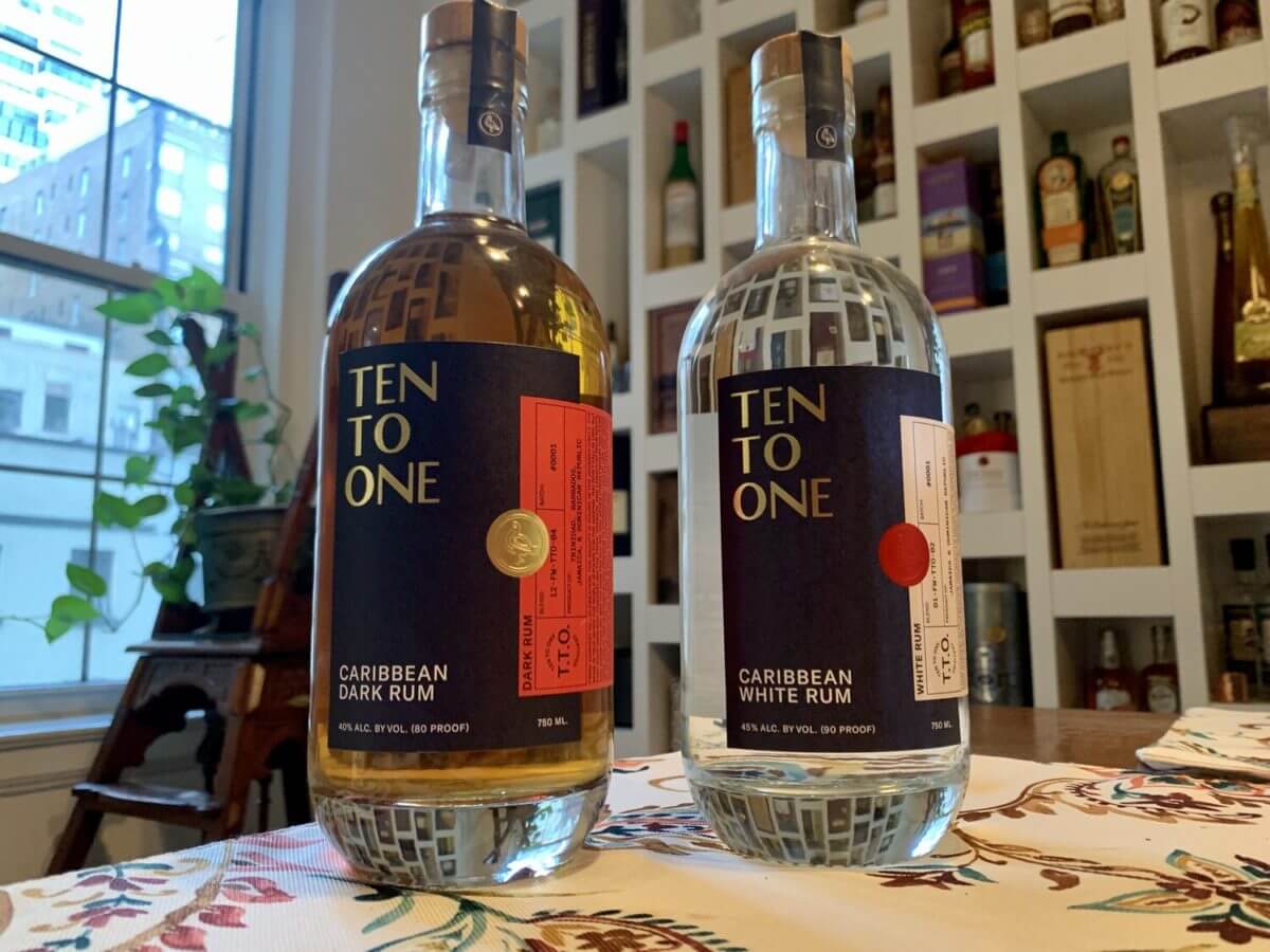 Ten To One Rum Bottles