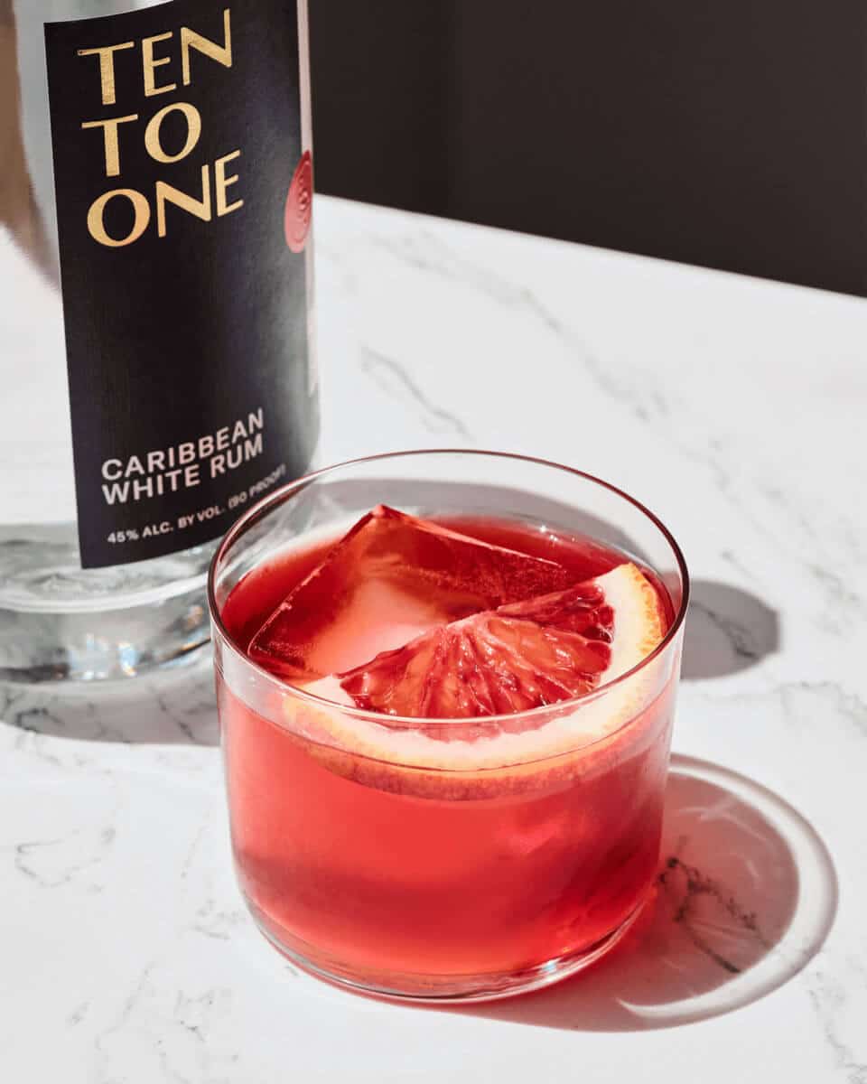 Blood Orange Rum Negroni