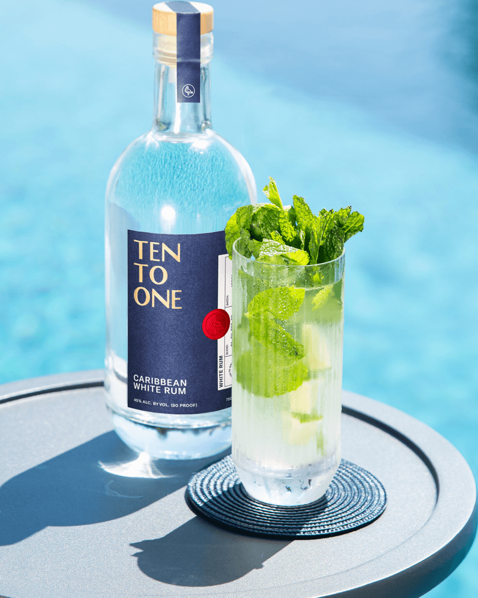 Rum on the Rocks Ten To One Rum