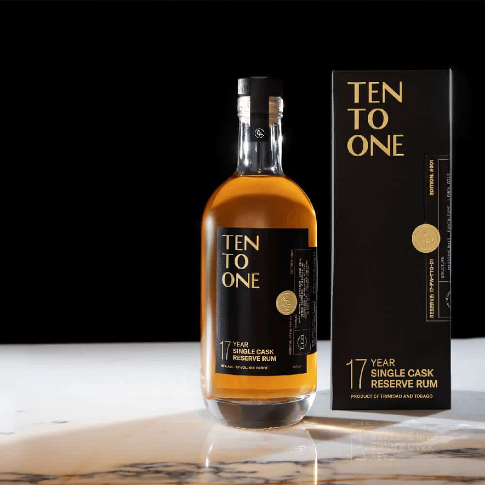 Ten To One 17 Year Single Cask Reserve Rum with box