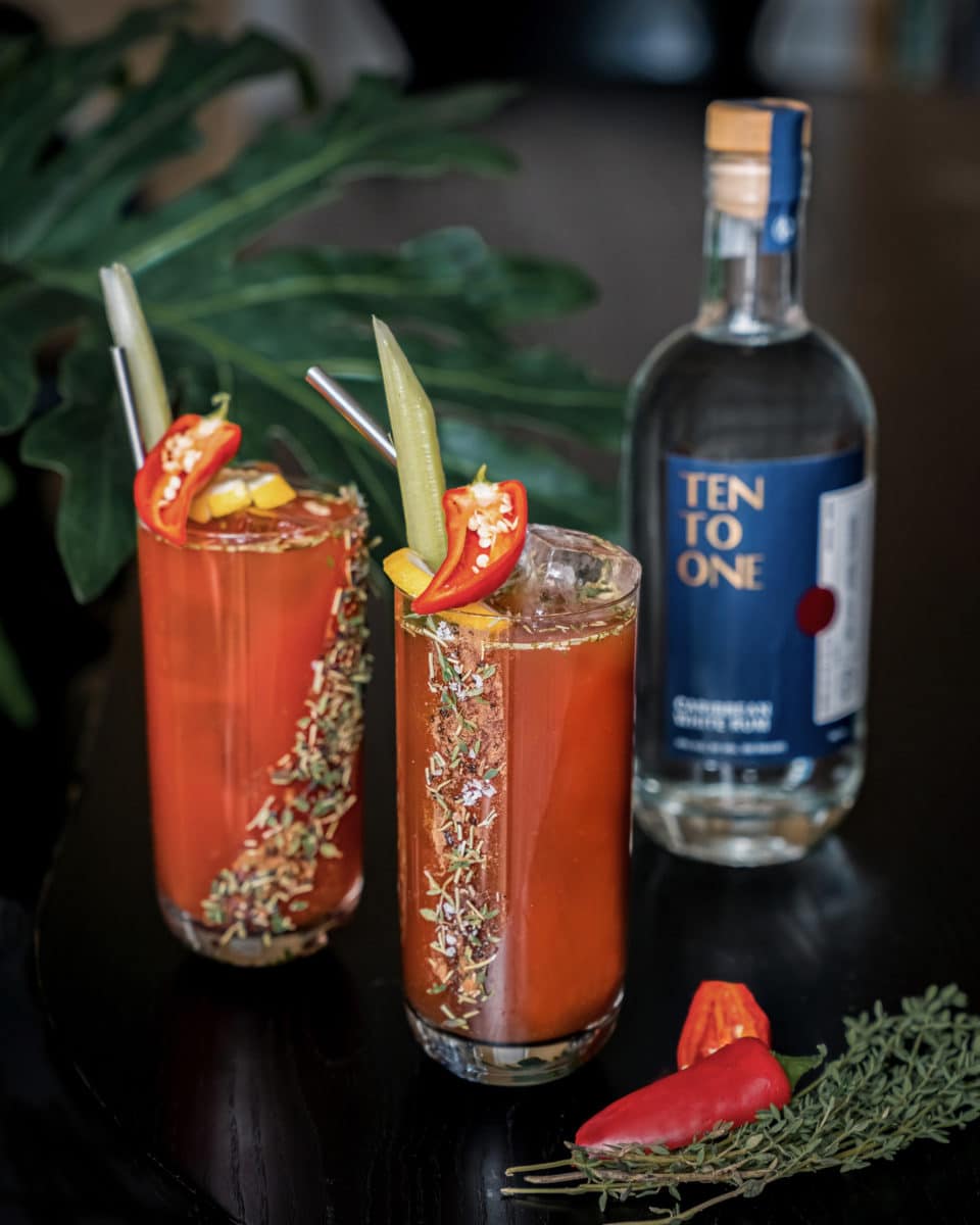 Jerk Rum Bloody Mary Ten To One Rum